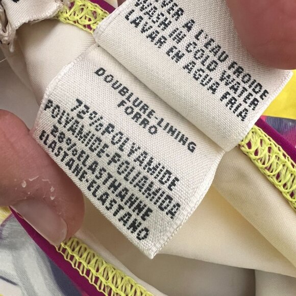 Hermes yellow chain print one piece bathing suit size 40 - Picture 7 of 7